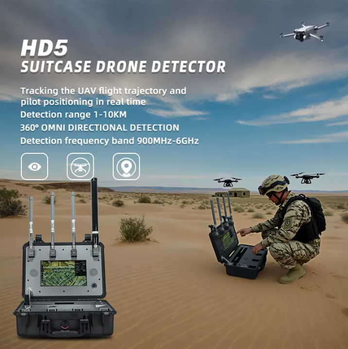 Portable Handheld Drone Detector Equipment-Drone detection ...